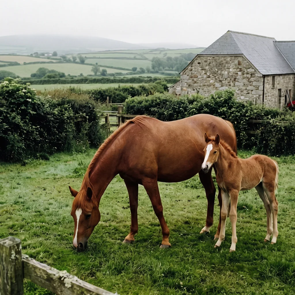 Élevage de chevaux au Les Écuries du Claud, Daglan