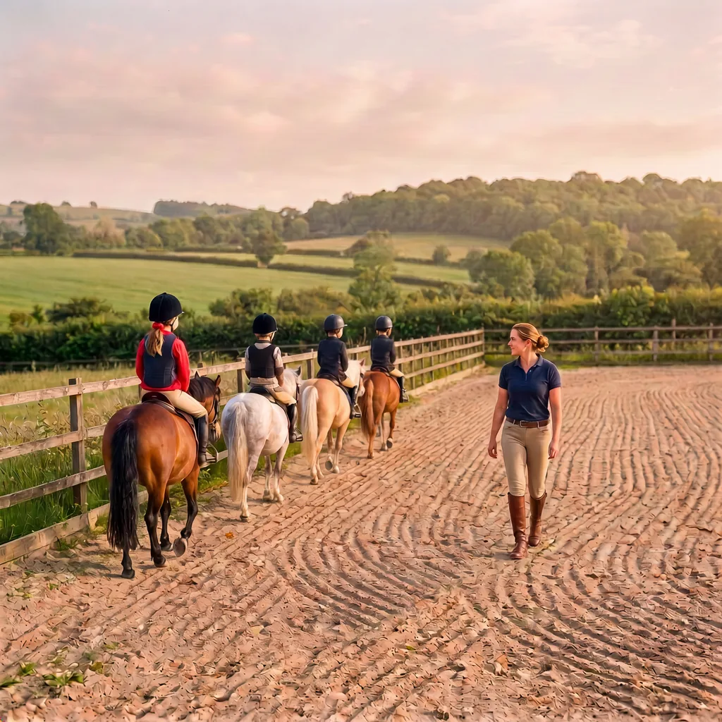 Cours de poney à Daglan, Dordogne